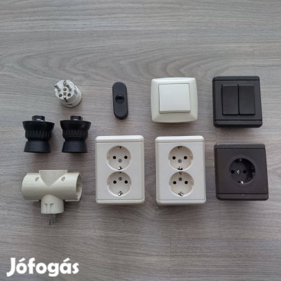 Villanyszerelési anyagok jó állapotban egyben olcsón eladó