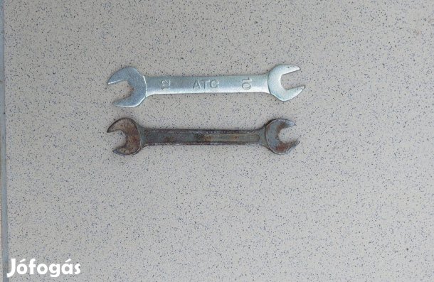 Villáskulcs, dupla nyitott Chrom-Vanadium csavarkulcs, 10-12-es