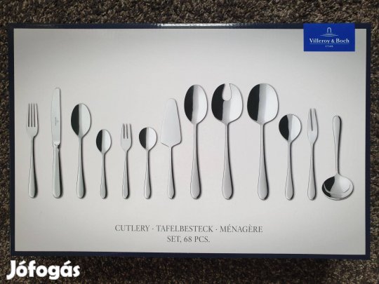Villeroy & Boch Oscar 12 személyes evőeszköz készlet Alkalmi Vétel!