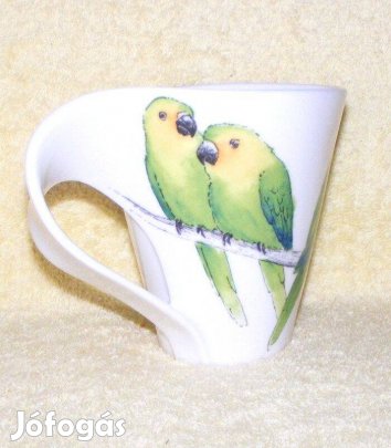 Villeroy & Boch porcelán papagájos bögre