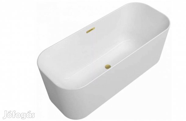 Villeroy & Boch szabadonálló 170x70cm aranya designgyűrűvel leddel kád