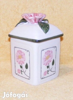 Villeroy & Boch wildrose porcelán doboz, jamtartó
