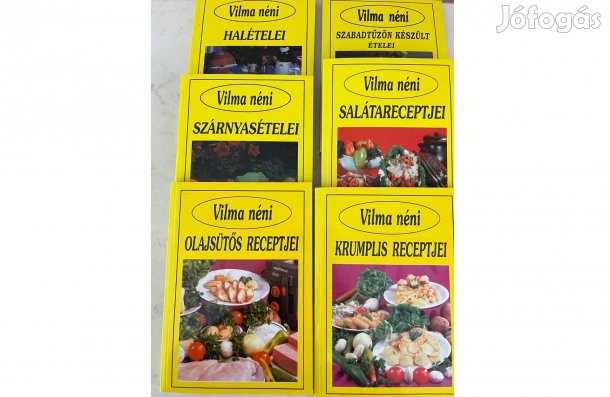Vilma néni szakácskönyve 6 db