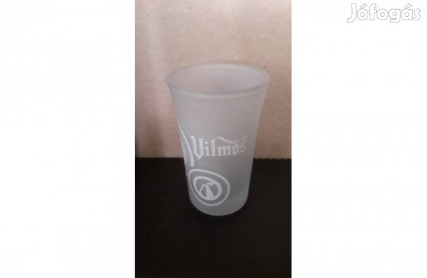 Vilmos pálinkás röviditalos pohár új hibátlan 7*4,5 cm_