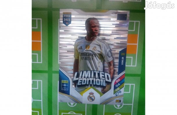 Vini Jr (Real Madrid) Panini Fifa 365 2026 XXL Limited kártya