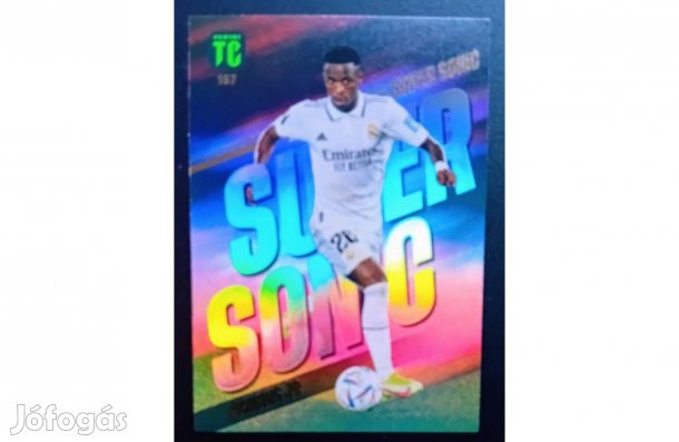 Vinícius Jr. Real Madrid Super Sonic focis kártya Top Class 2023