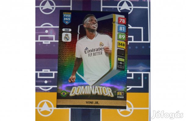 Vinicius Jr (Real Madrid) Fifa 365 2025 Dominator kártya