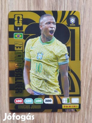 Vinicius Jr. (Brazília) World Cup 2026 Golden Baller focis kártya