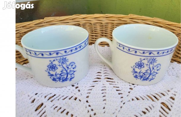 Vintage AML Royal hagymamintás porcelán csésze pár