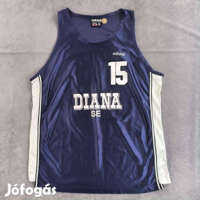 Vintage Adidas Diana SE Budapest kosárlabda mez L-es