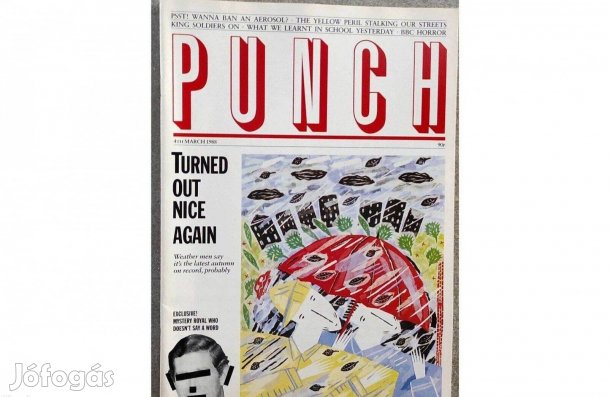 Vintage Angol nyelű heti magazin Punch