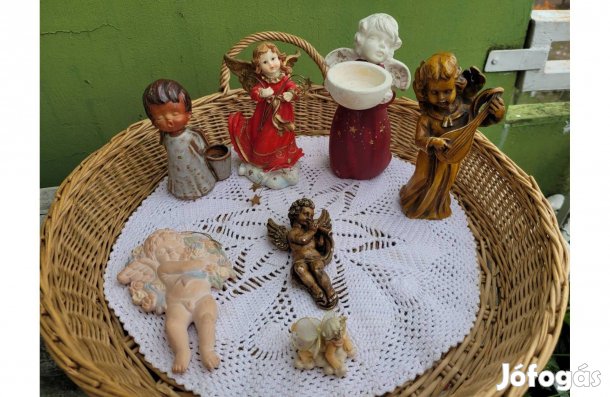 Vintage Angyalok 6 db