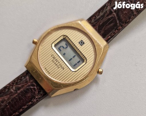 Vintage Certina Quartz Férfi Karóra Ritkaság 1978-Ból
