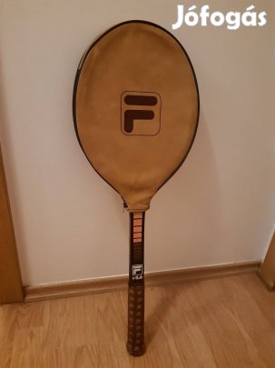 Vintage Fila Lady fa teniszütő tokkal