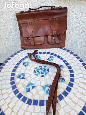 Vintage Furlong valódi bőr aktatáska / laptop táska Debrecen