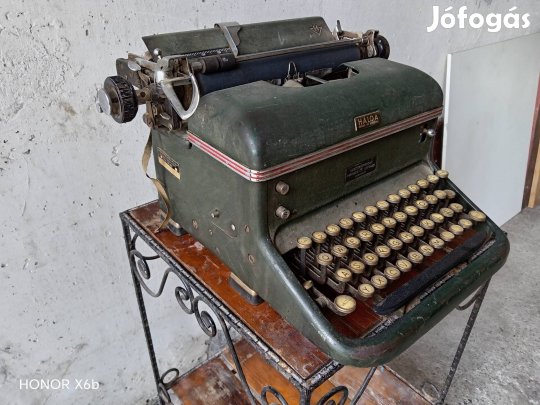 Vintage Halda svéd írógép dísznek 