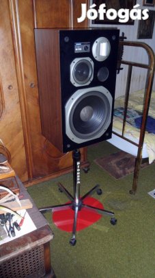 Vintage Japán Pioneer teleszkóp hangfal állvány JVC 4 sáv stúdió magnó