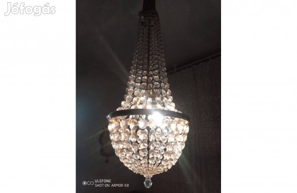 Vintage Kosaras kristály csillár