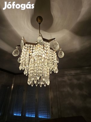 Vintage Kristálycsillár - cseh Lustry Kamenický Senov