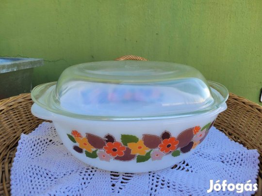 Vintage Schott mainz jénai tál tetővel