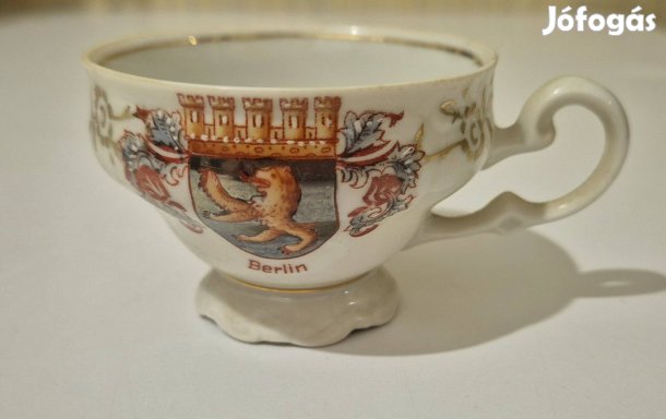 Vintage Weimar porcelán mokkás csésze