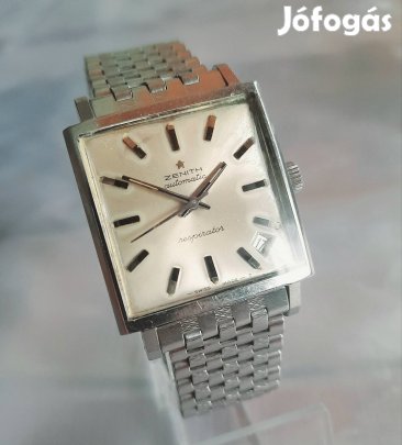 Vintage Zenith Respirator automata karóra + Zenith NSA szíj