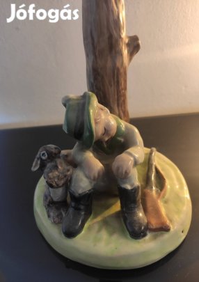 Vintage antik Izsépy kerámia lámpatest