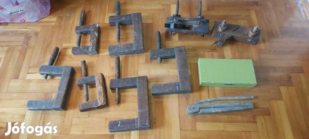 Vintage asztalos szerszám csomag