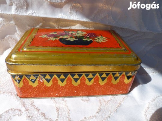 Vintage bádogdoboz