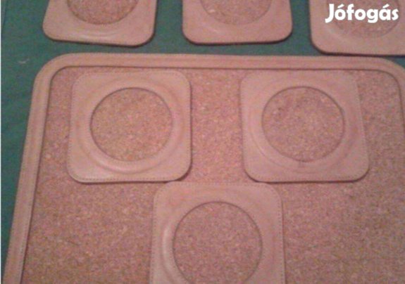 Vintage bőr tálca kézműves Képcsarnok