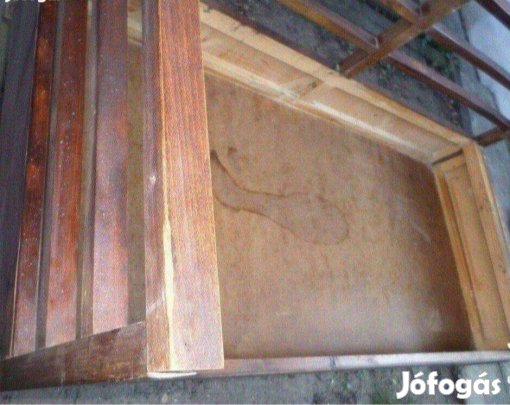 Vintage bútor kanapé fa karfás sofa