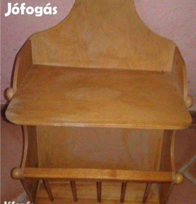 Vintage bútor natúr fa polc