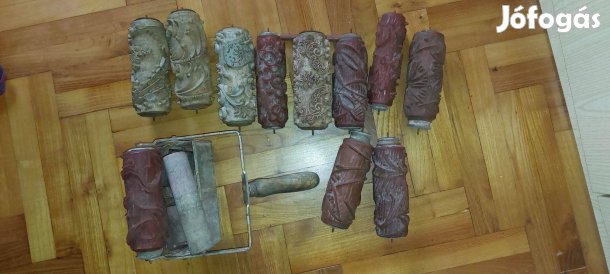 Vintage festőhenger készlet