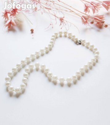 Vintage gyöngysor nyaklánc 46 cm