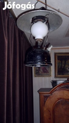 Vintage hordozható (Angol) original, magas fényerő gázos lámpa, 1932