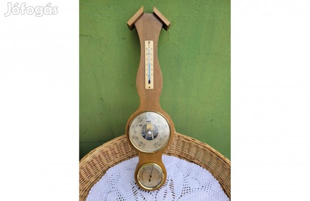 Vintage időjárásjelző állomás, barométer
