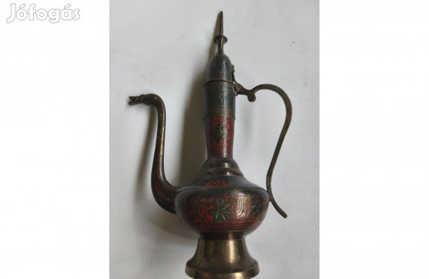 Vintage indiai réz kiöntökanna