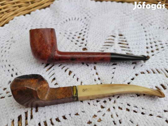 Vintage jelzett pipa 2 db