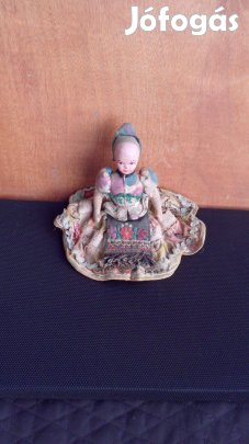 Vintage kaucsuk német míves disz. szoknya szép eredeti kislány, 1940