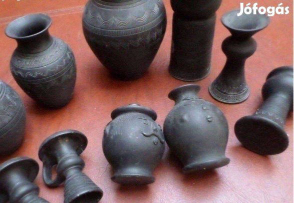 Vintage kerámia váza köcsög gyertyatartó 12 db Új