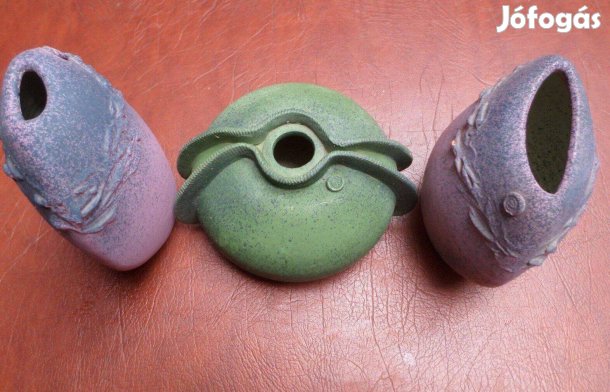 Vintage kerámia váza újszerű 3 db