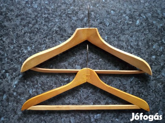 Vintage kisipari erős nadrágtartós fa vállfa