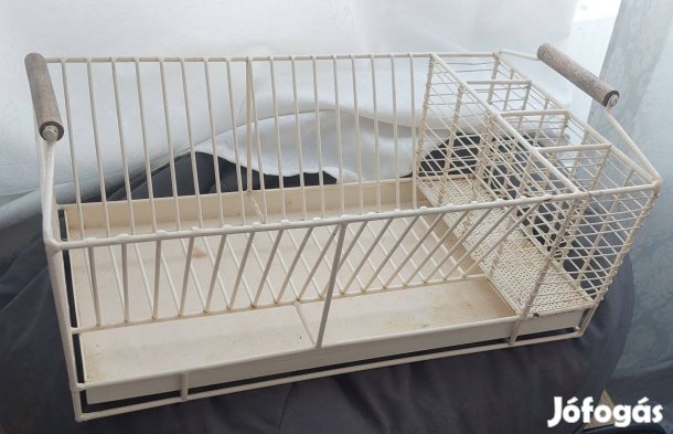 Vintage krémszínű fém edényszárító csorgató