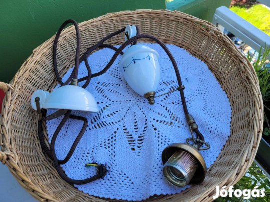 Vintage lámpa, Florentine Flower Banci Firenze 1950-es évek