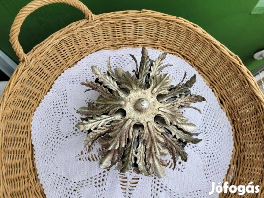 Vintage lámpa, Florentine Flower Banci Firenze 1950-es évek