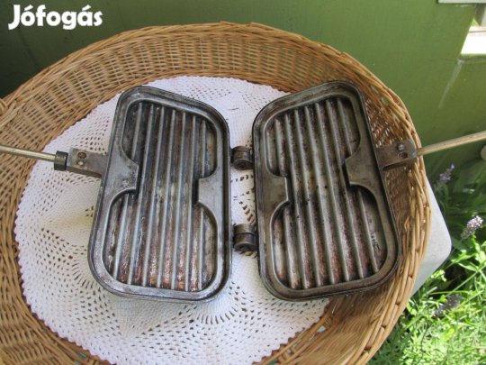 Vintage nyeles hússütő