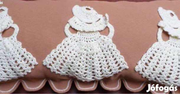 Vintage párna díszpárna Új kézműves