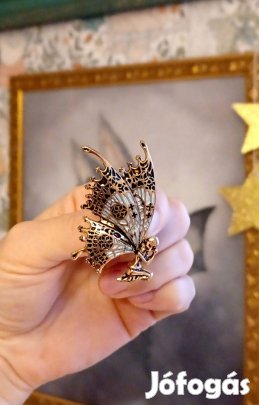 Vintage pillangó bross