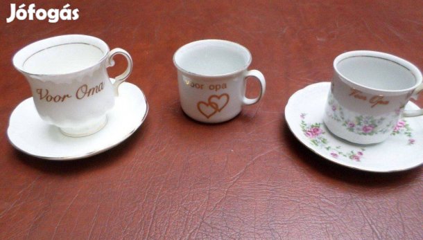 Vintage porcelán kávés csésze