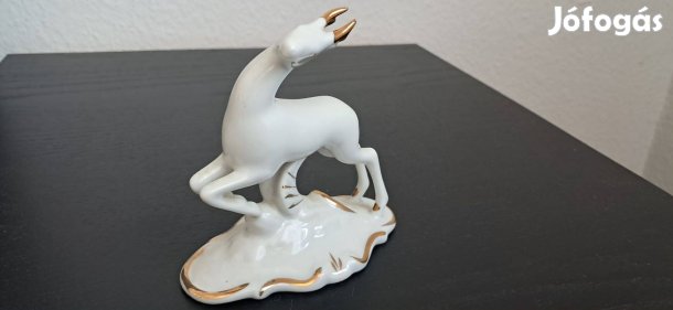 Vintage porcelán őzike figura 10,5 cm